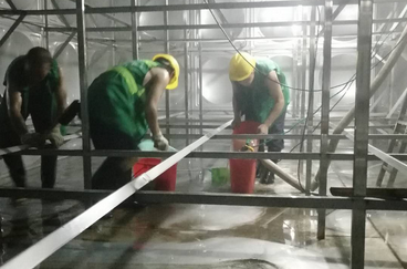 武漢水箱清洗—光谷會(huì)展中心案例